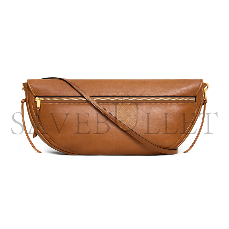 ce1i*e halfmoon soft triomphe bag in S*pple shiny lambskin 124142t88.gfy5 (46*19*10cm)